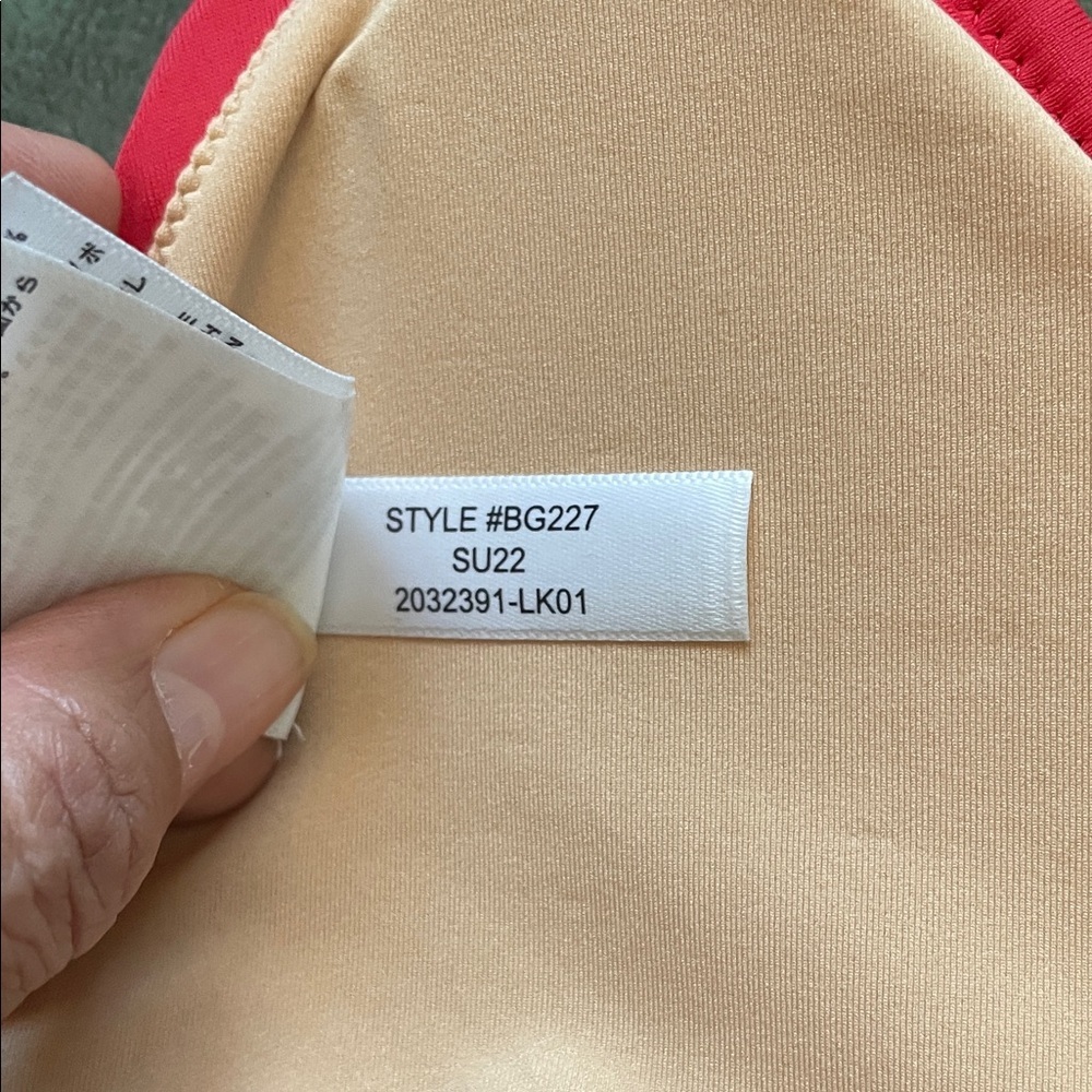 J. Crew Red Ruffle Bikini Top - Picture 6 of 7
